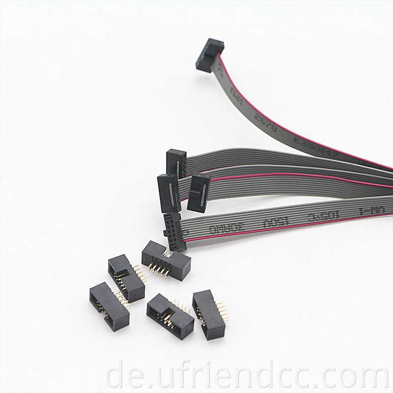 OEM Factory 5Pin 10pin 20pin 30pin Frauen 10 cm Flat Flex Ribbon IDC -Kabel